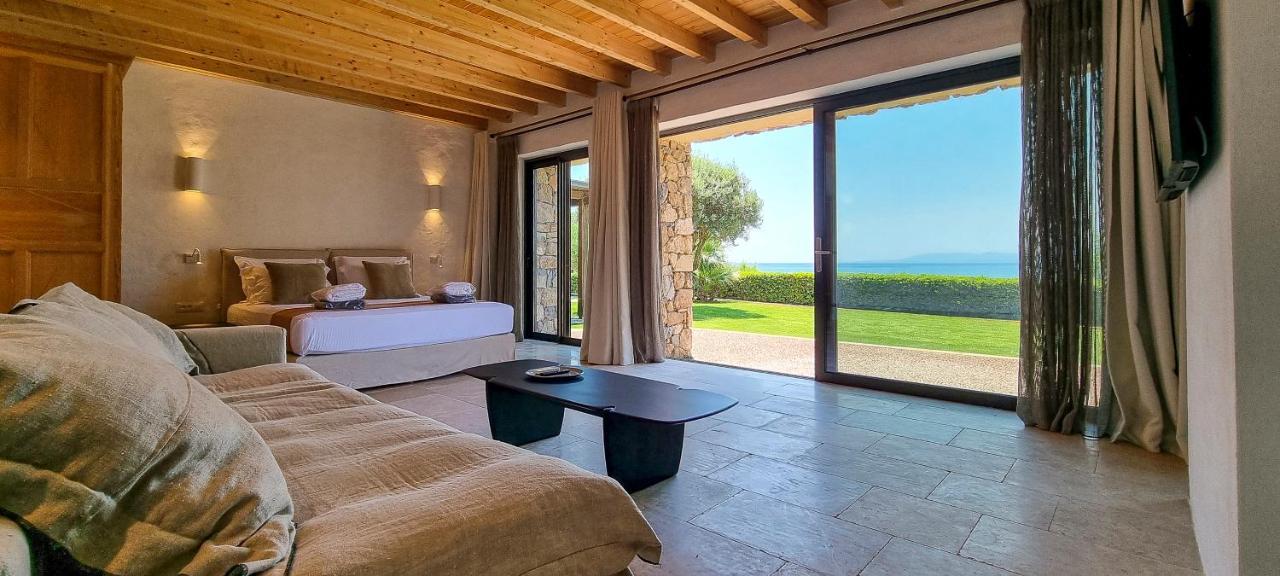 Aquavisionaire Beach Front Villa Линдос Экстерьер фото